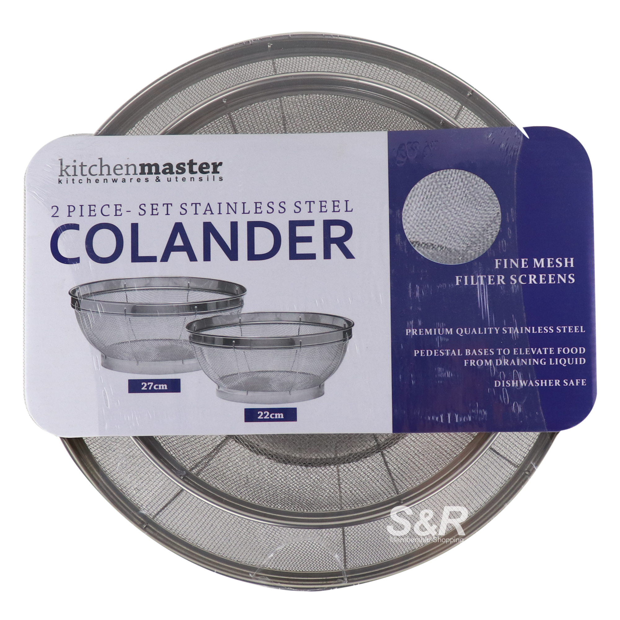 Kitchenmaster Colander 2pcs